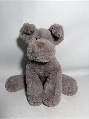 JellyCat Huggady Dog Grey Stuffed Animal Medium Plushie Retired